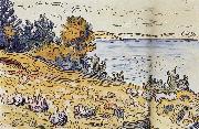 Paul Signac The coastal path oil painting reproduction